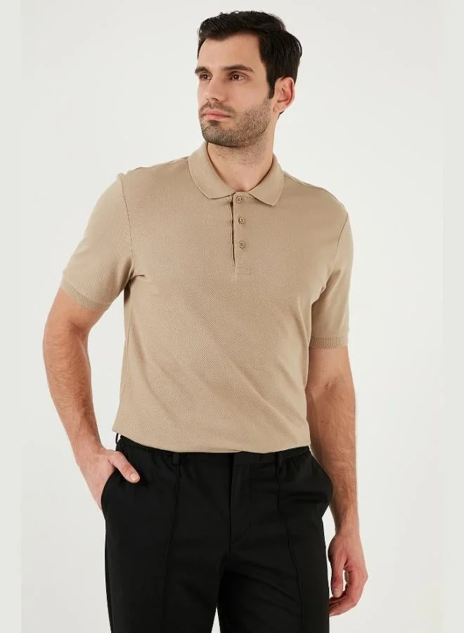 Buratti Buratti Cotton Regular Fit Buttoned Polo Collar 4-Pack T Shirt Men's T-SHIRT 5902127S4